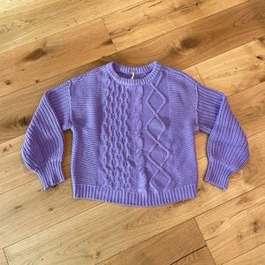 Purple sweater
